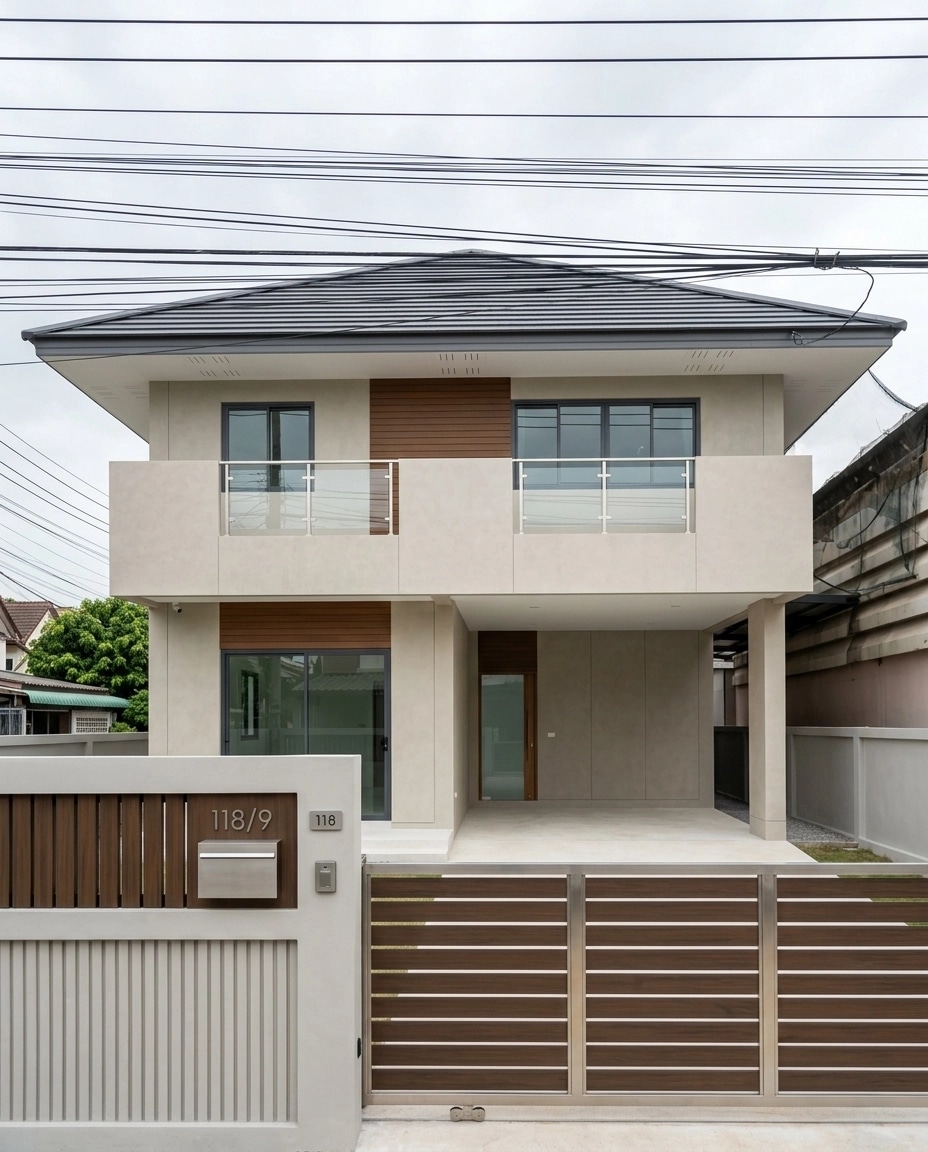 Facade design in Minimalist Facade style — Facade by GenRoom AI