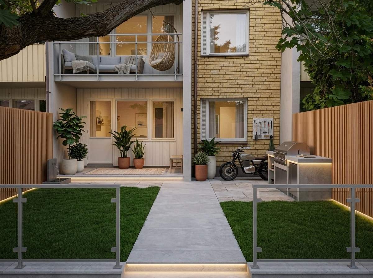 Interior design in Contemporary style — terrace by GenRoom AI