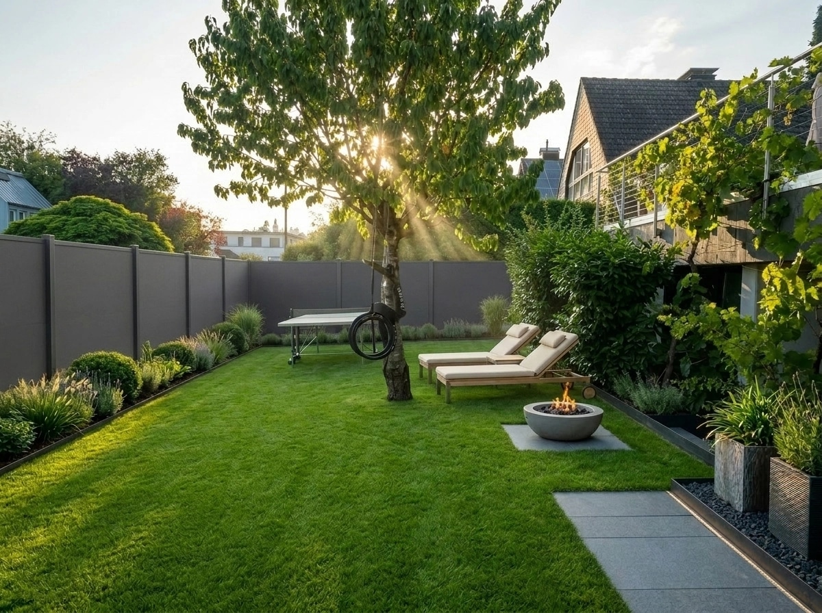 Yard design in no_style style — photo by GenRoom AI