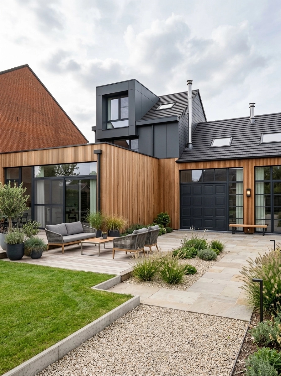 Scandinavian Facade Facade design — facade photo by GenRoom AI