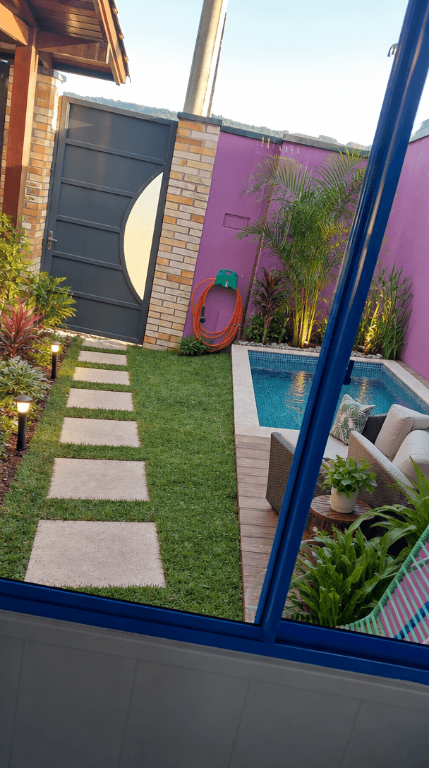 Yard design in no_style style — photo by GenRoom AI