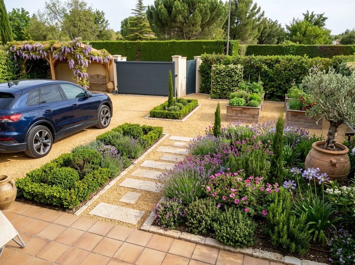 Provence Garden Bahçe design — yard photo by GenRoom AI