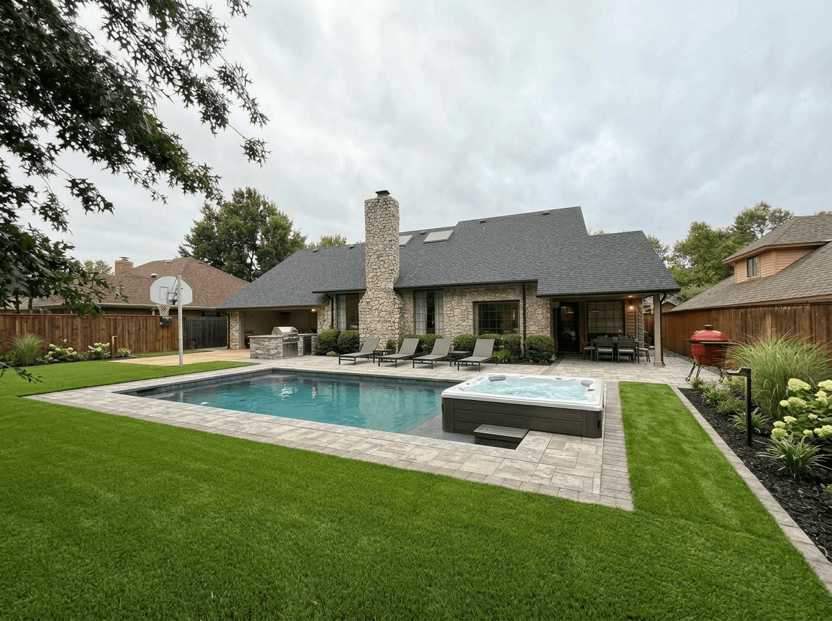 Yard design in no_style style — photo by GenRoom AI