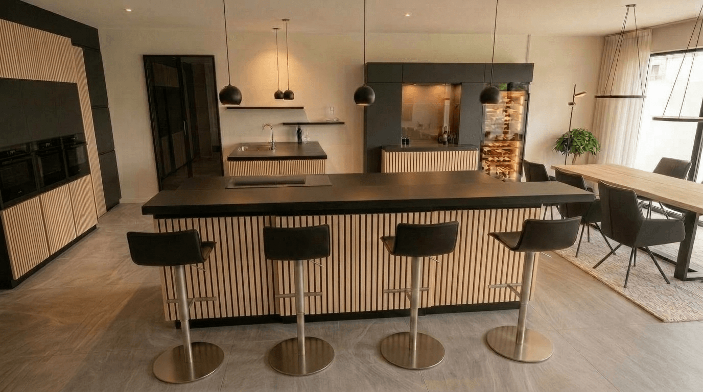 Kitchen interior in no_style style — photo by GenRoom AI