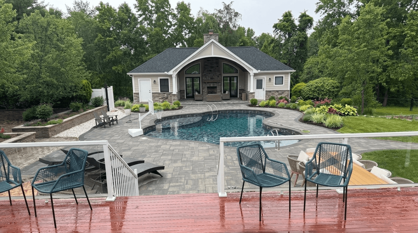 Yard design in no_style style — photo by GenRoom AI