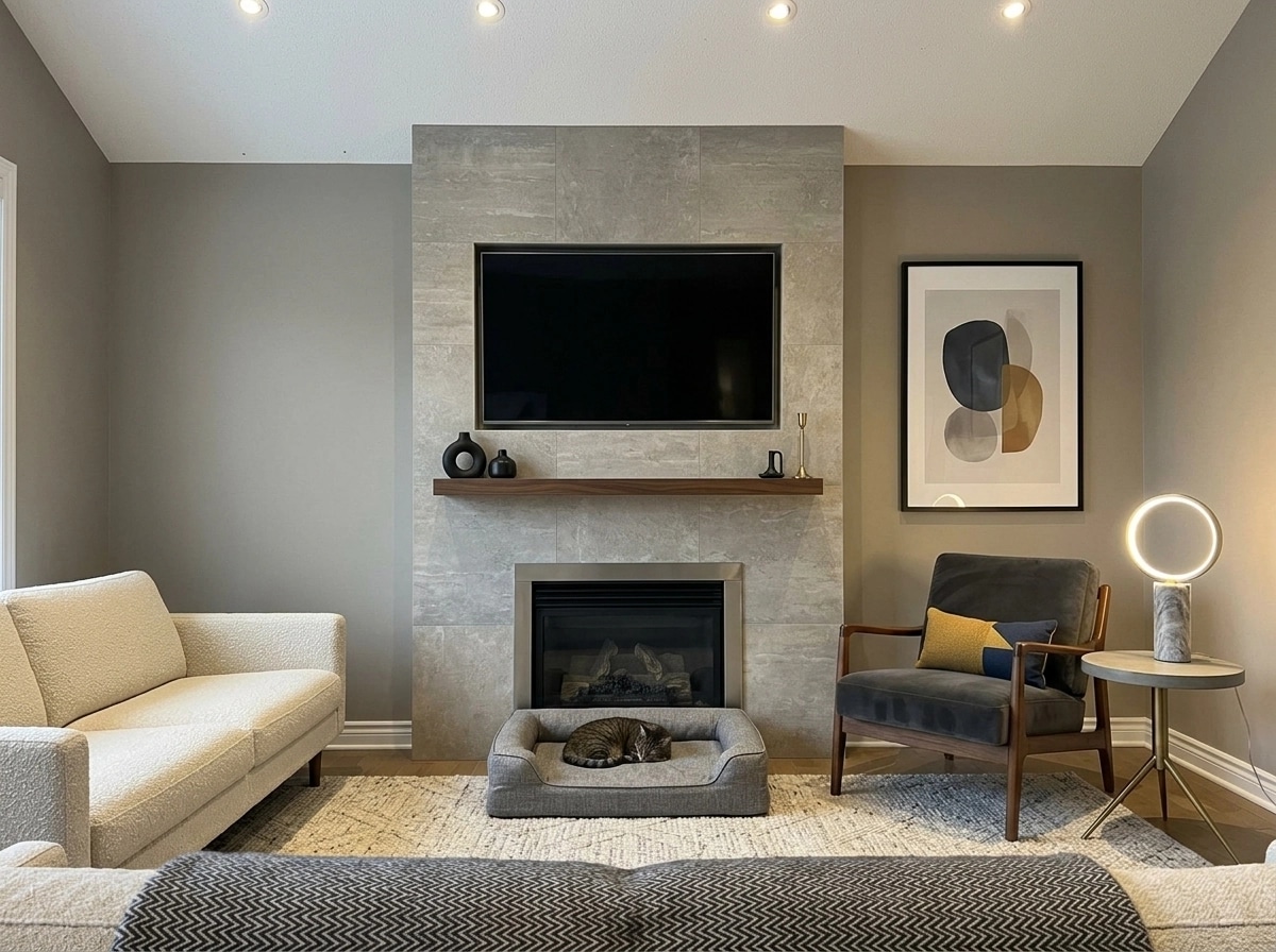 Interior design in Contemporary style — Living Room by GenRoom AI