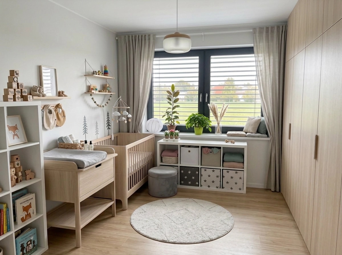 Scandinavian Kids Room design — interior photo by GenRoom AI