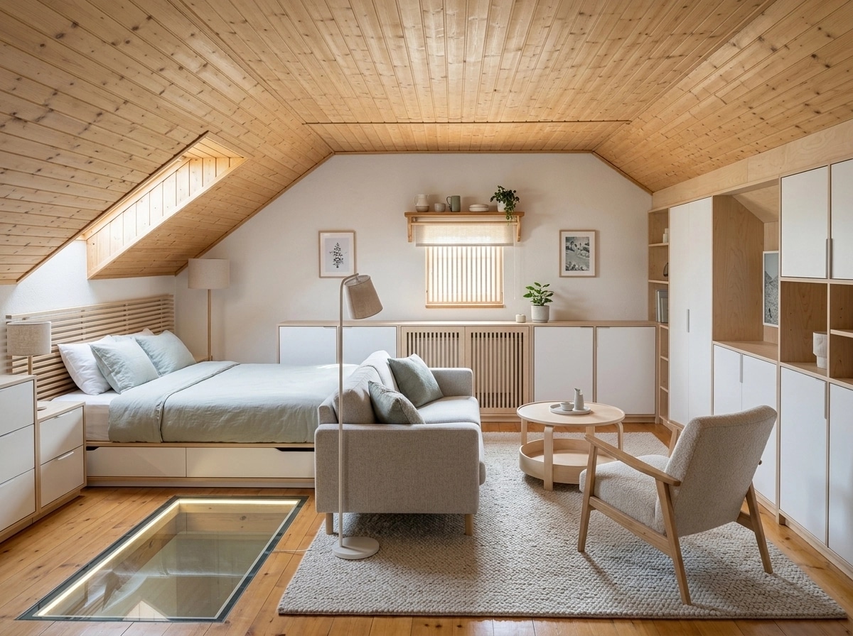 Scandinavian Living Room design — interior photo by GenRoom AI