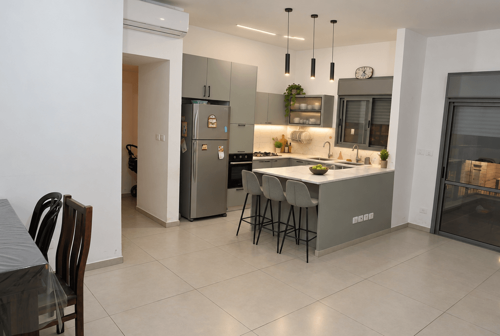 Kitchen interior in no_style style — photo by GenRoom AI