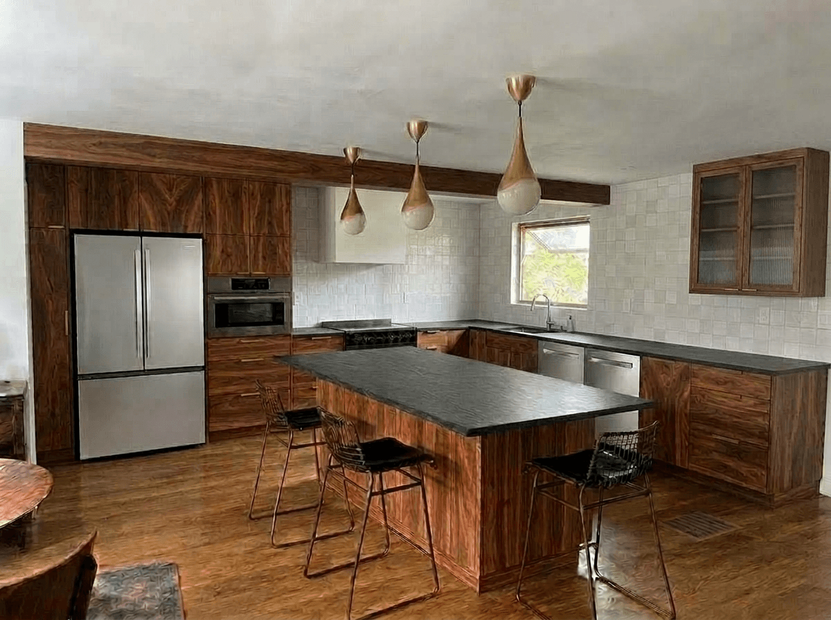 Kitchen interior in no_style style — photo by GenRoom AI