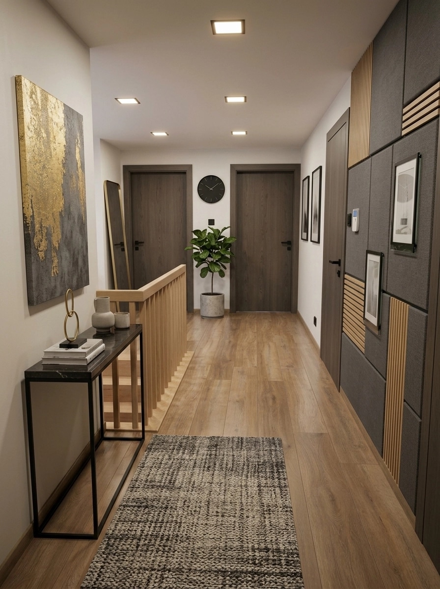 Contemporary Hallway design — interior photo by GenRoom AI