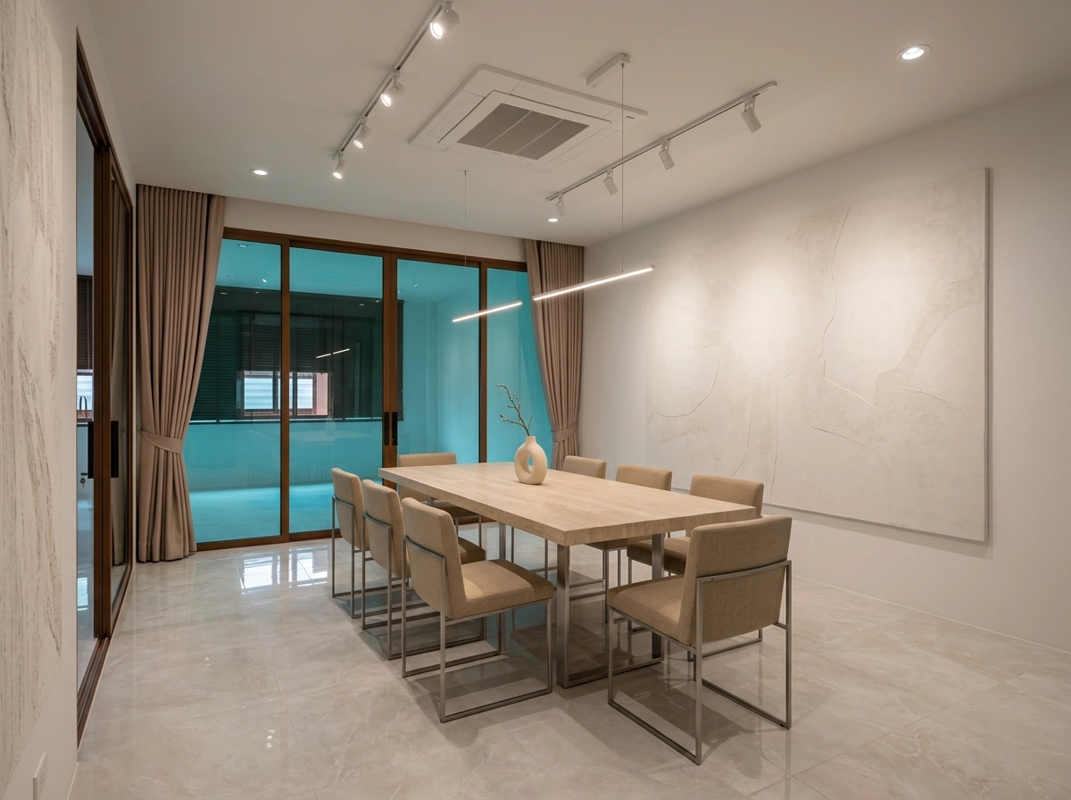 Interior design in Minimalism style — dining_room by GenRoom AI