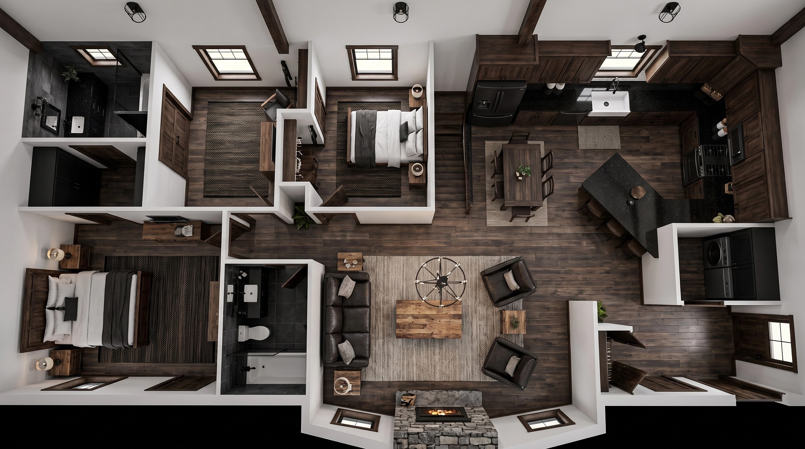 Modern Farmhouse Living Room design — interior photo by GenRoom AI