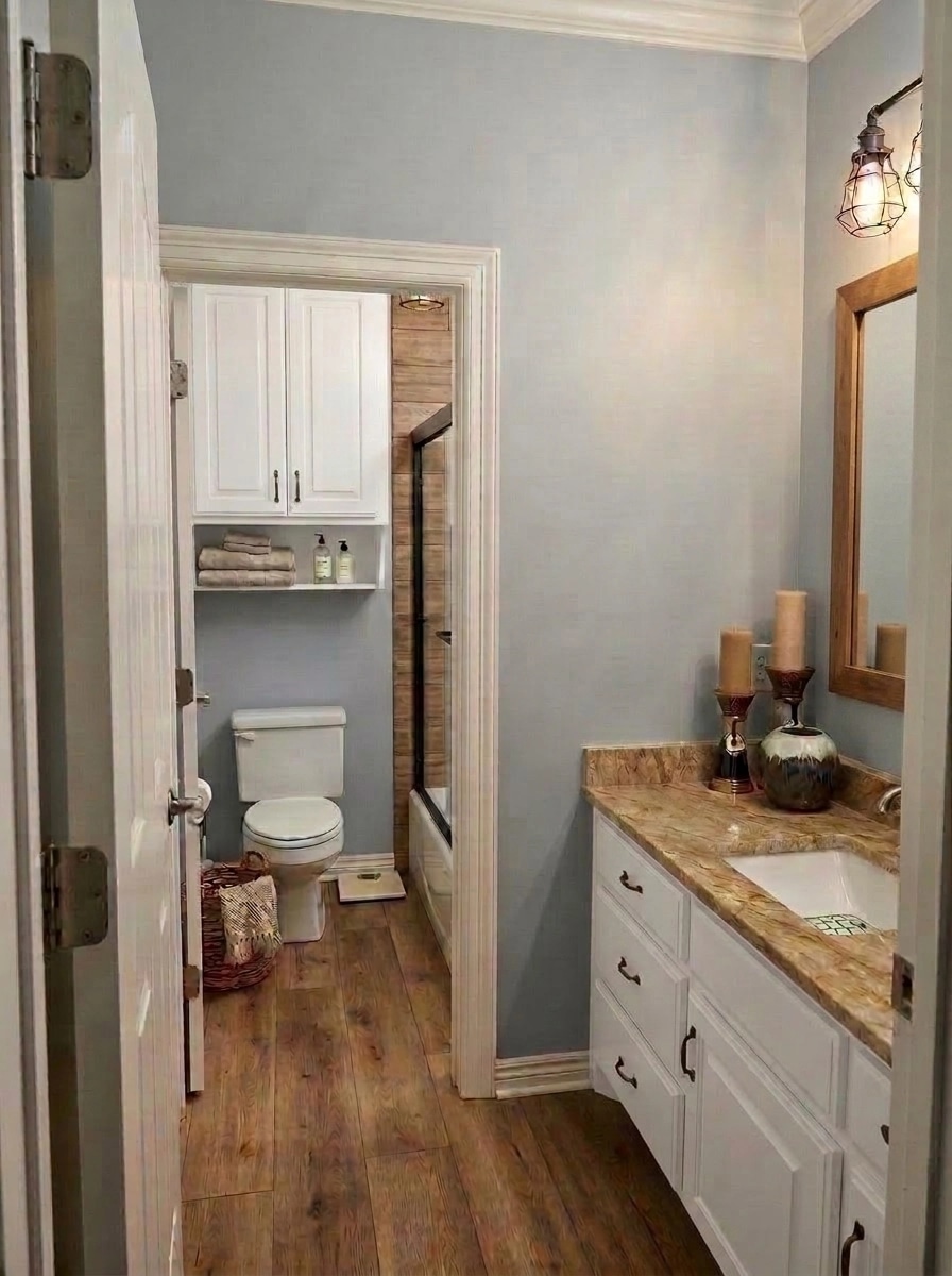 Interior design in Modern Farmhouse style — Bathroom by GenRoom AI