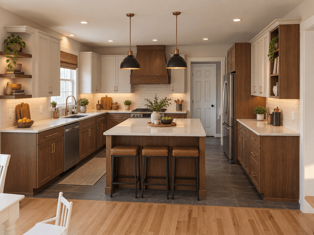 Kitchen interior in no_style style — photo by GenRoom AI