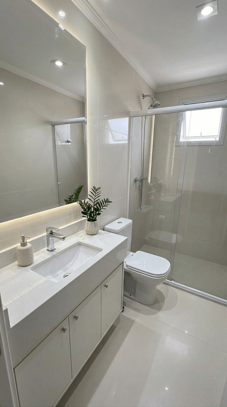 Contemporary Bathroom design — interior photo by GenRoom AI