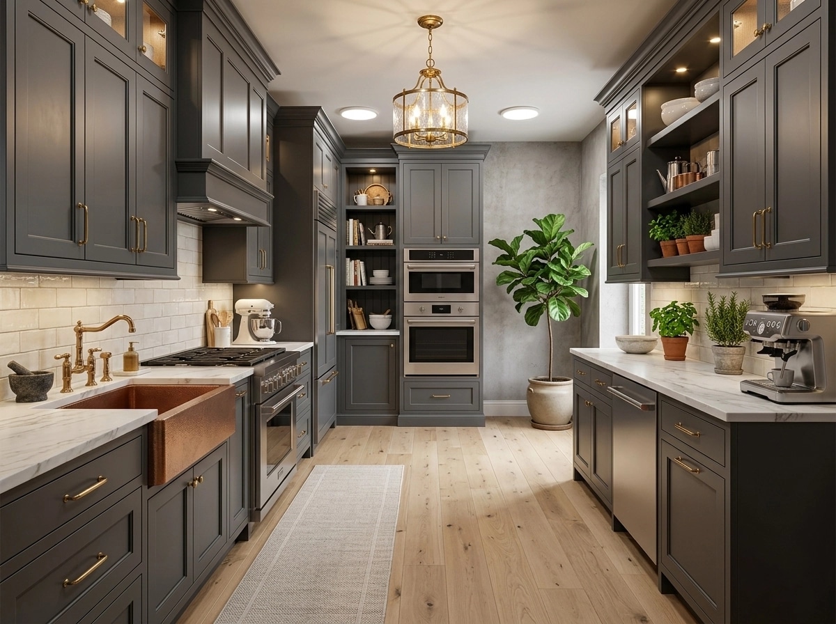 Interior design in Transitional style — Kitchen by GenRoom AI