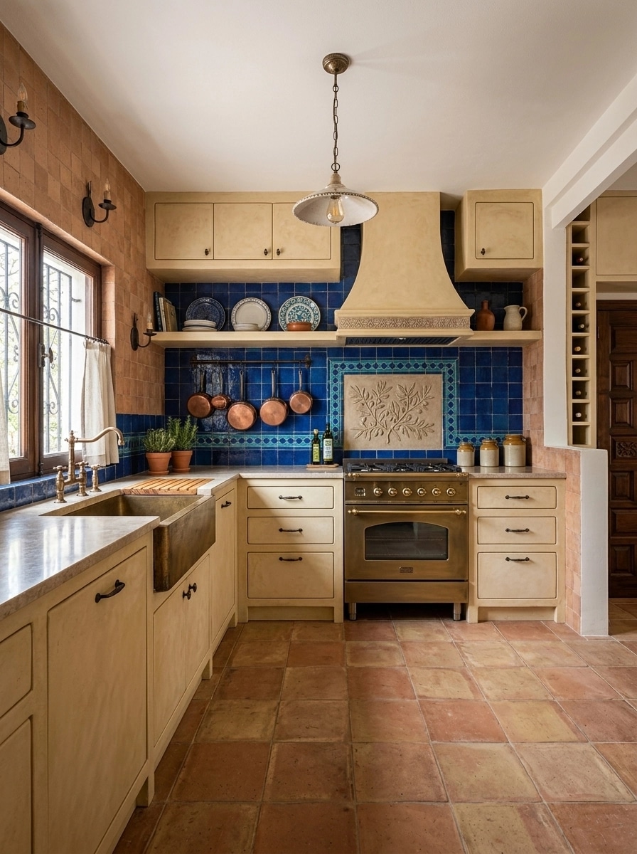 Mediterranean Kitchen design — interior photo by GenRoom AI