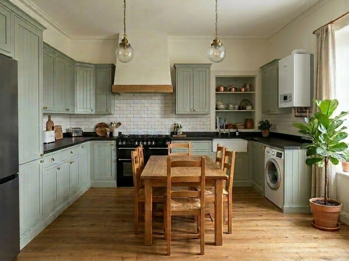 Modern Farmhouse Kitchen design — interior photo by GenRoom AI