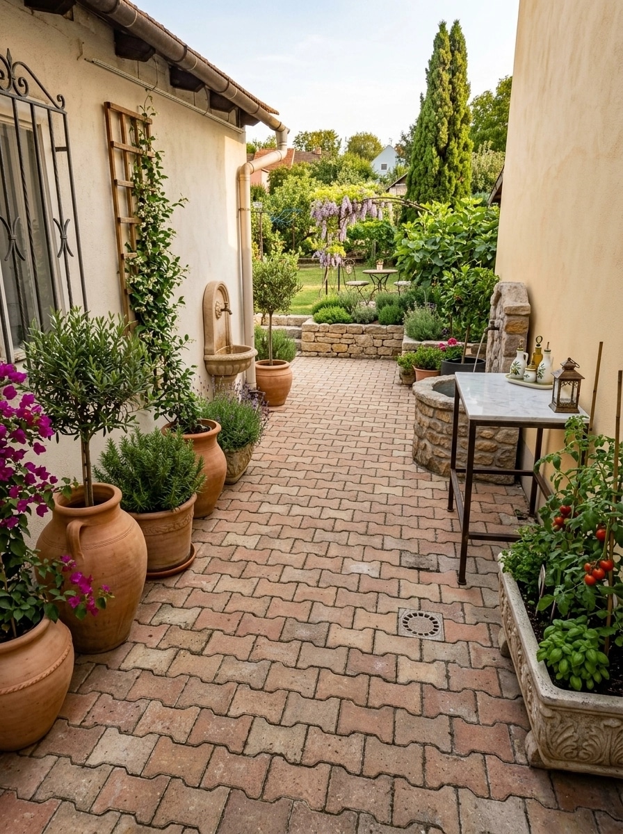 Landscape design in Mediterranean Yard style — Yard by GenRoom AI