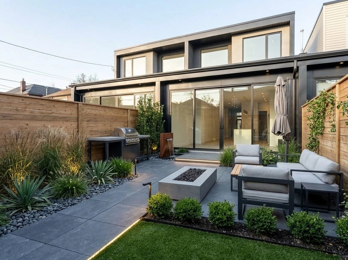 Landscape design in Contemporary Yard style — Yard by GenRoom AI