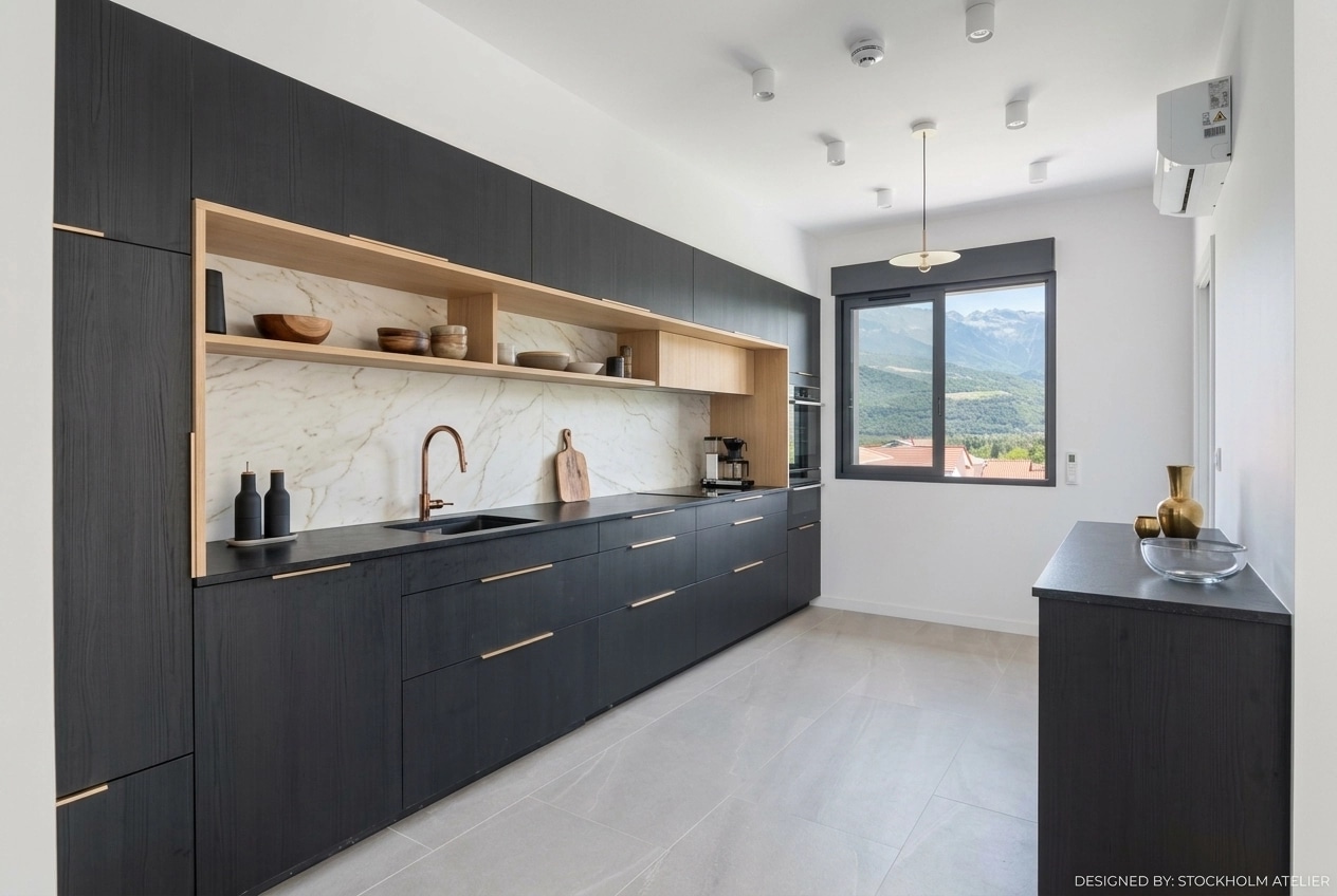 Scandinavian Kitchen design — interior photo by GenRoom AI