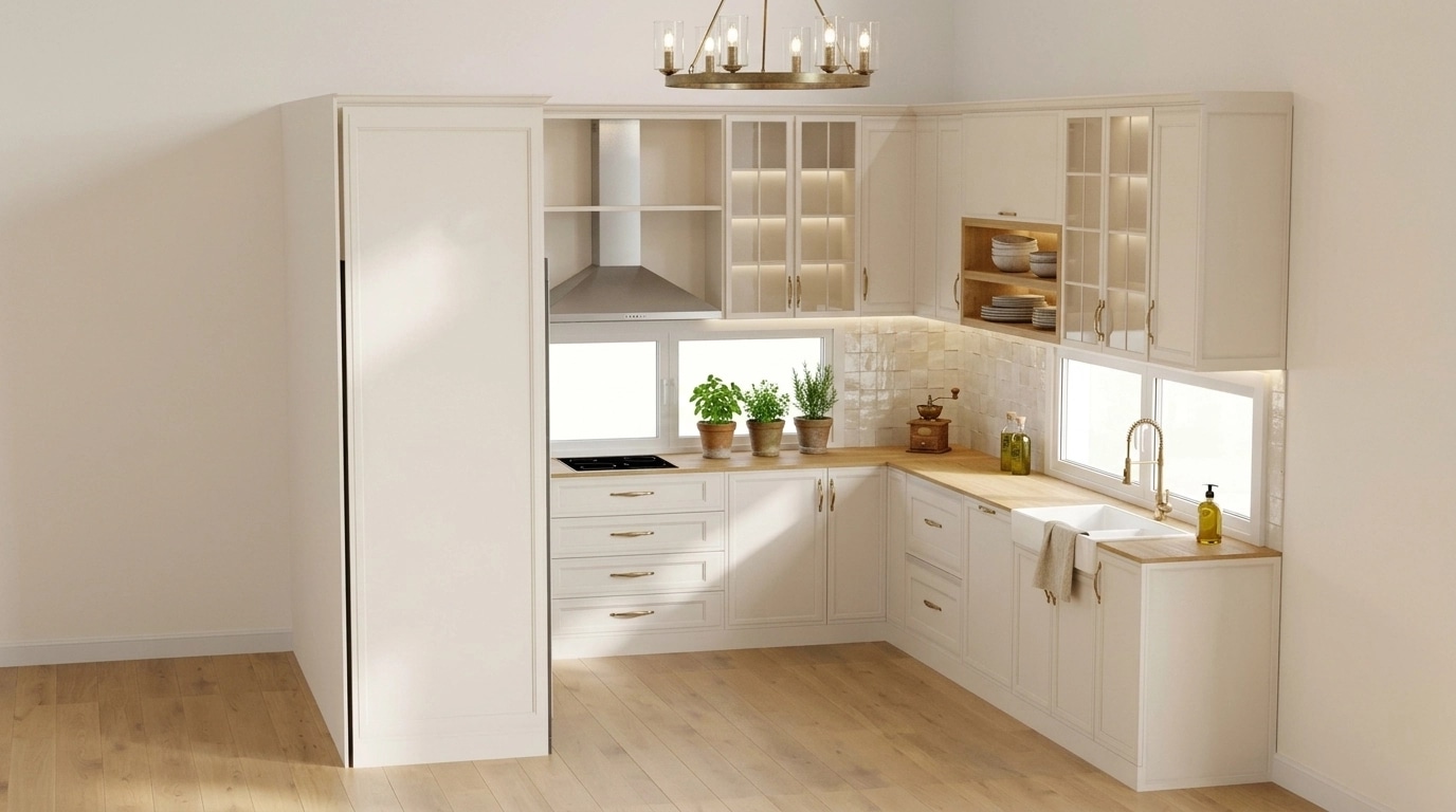 Modern Farmhouse Kitchen design — interior photo by GenRoom AI