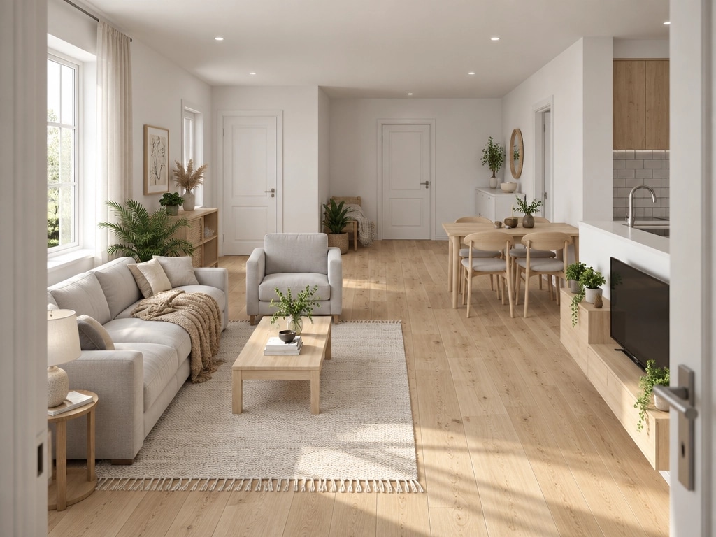 Interior design in Scandinavian style — Kitchen by GenRoom AI