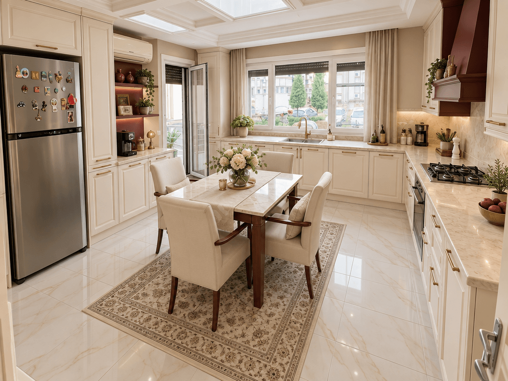 Neoclassic Kitchen design — interior photo by GenRoom AI