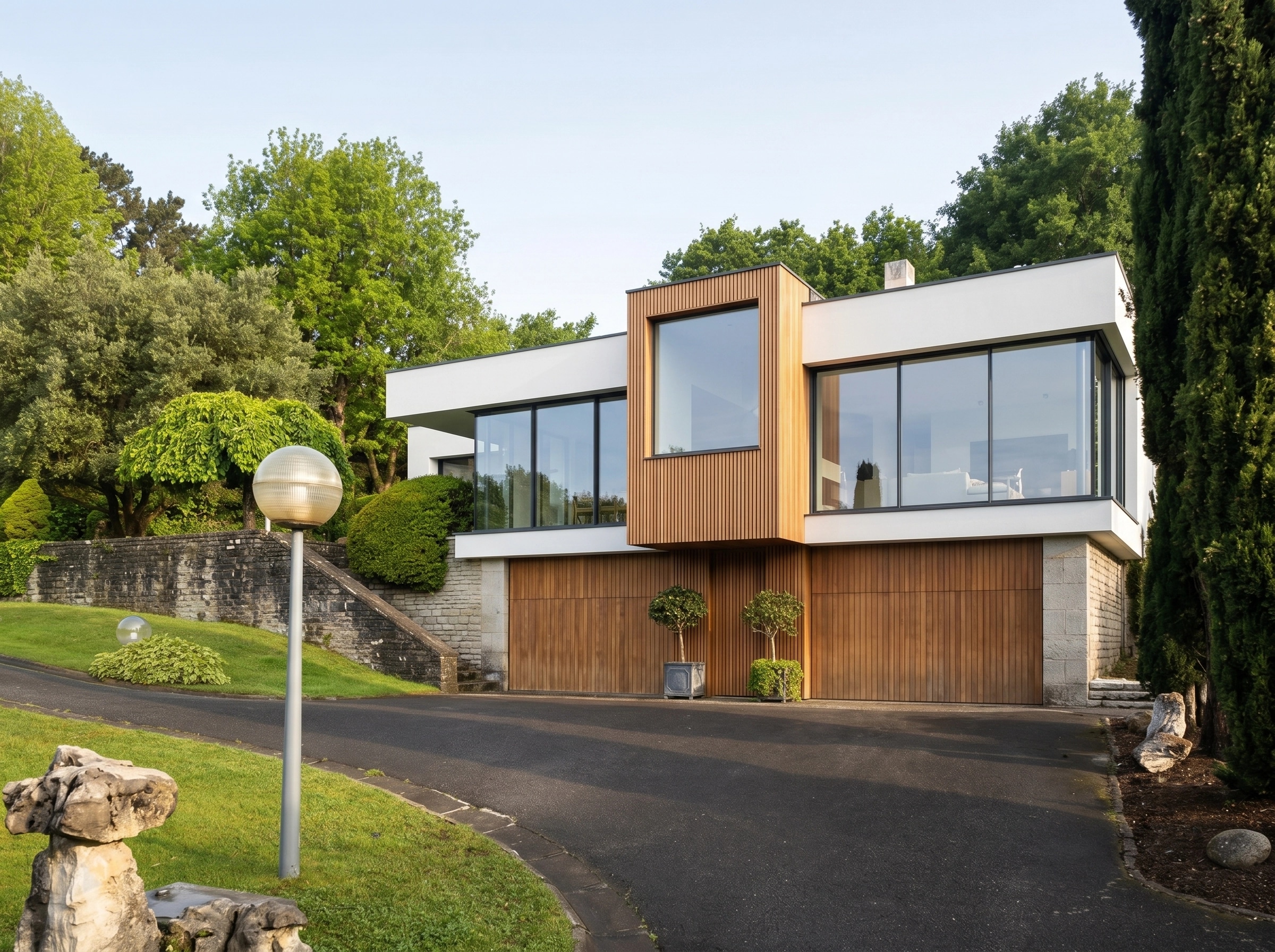 Minimalist Facade Facade design — facade photo by GenRoom AI