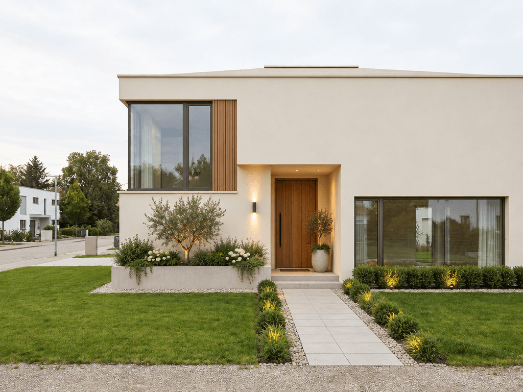 Contemporary Facade Facade design — facade photo by GenRoom AI