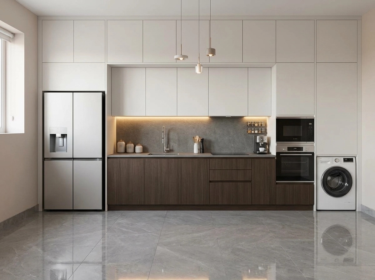 Kitchen interior in Contemporary style — photo by GenRoom AI