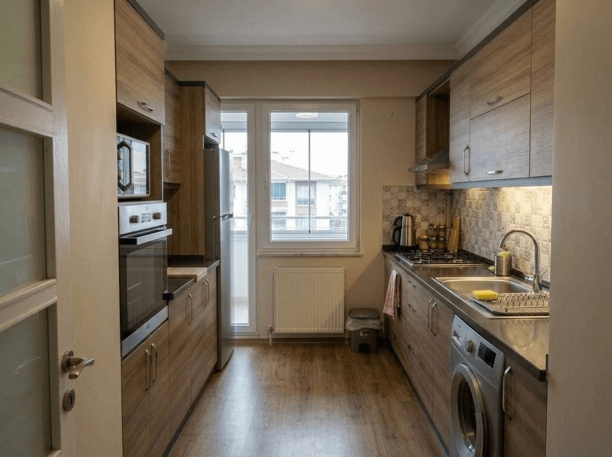 Kitchen interior in no_style style — photo by GenRoom AI