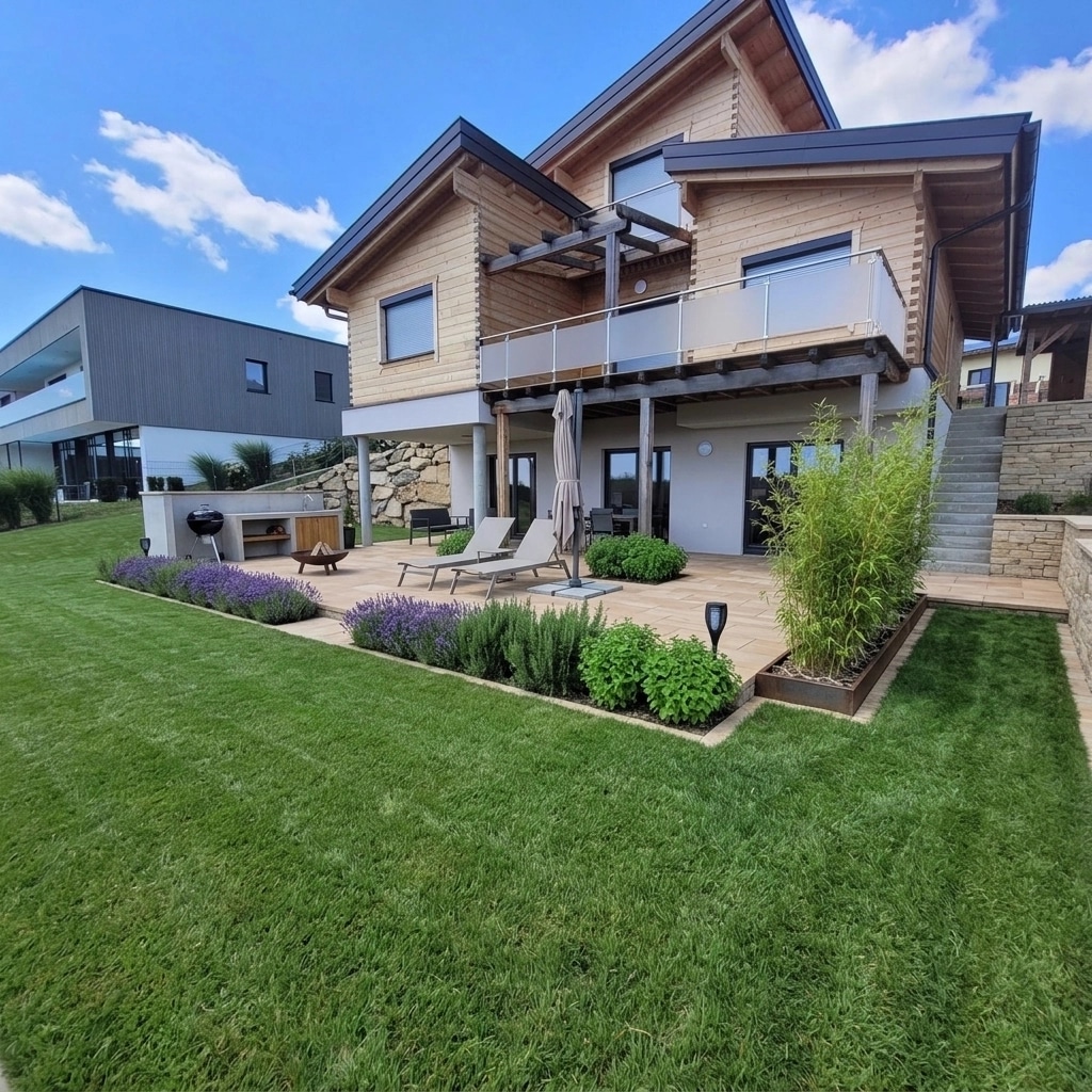 Yard design in no_style style — photo by GenRoom AI
