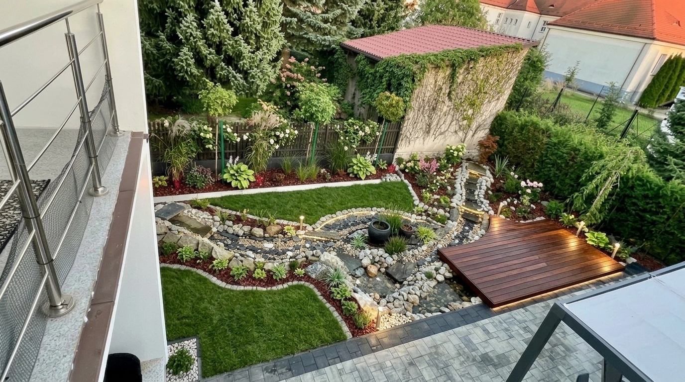 Yard design in no_style style — photo by GenRoom AI