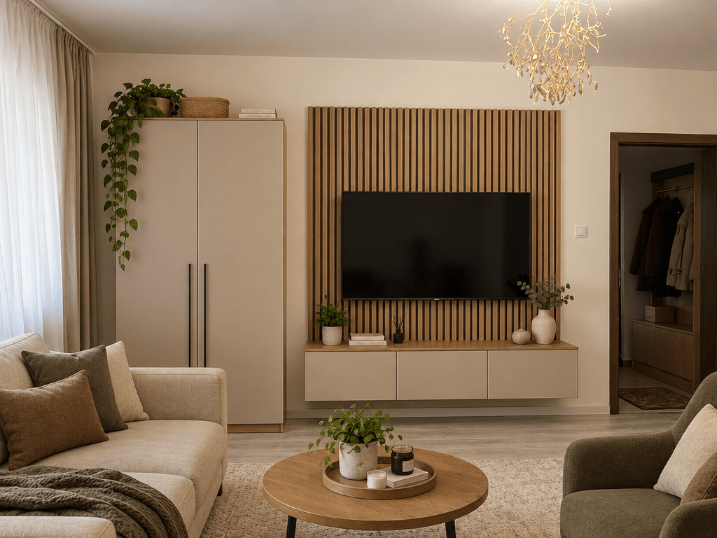 Interior design in Contemporary style — Living Room by GenRoom AI