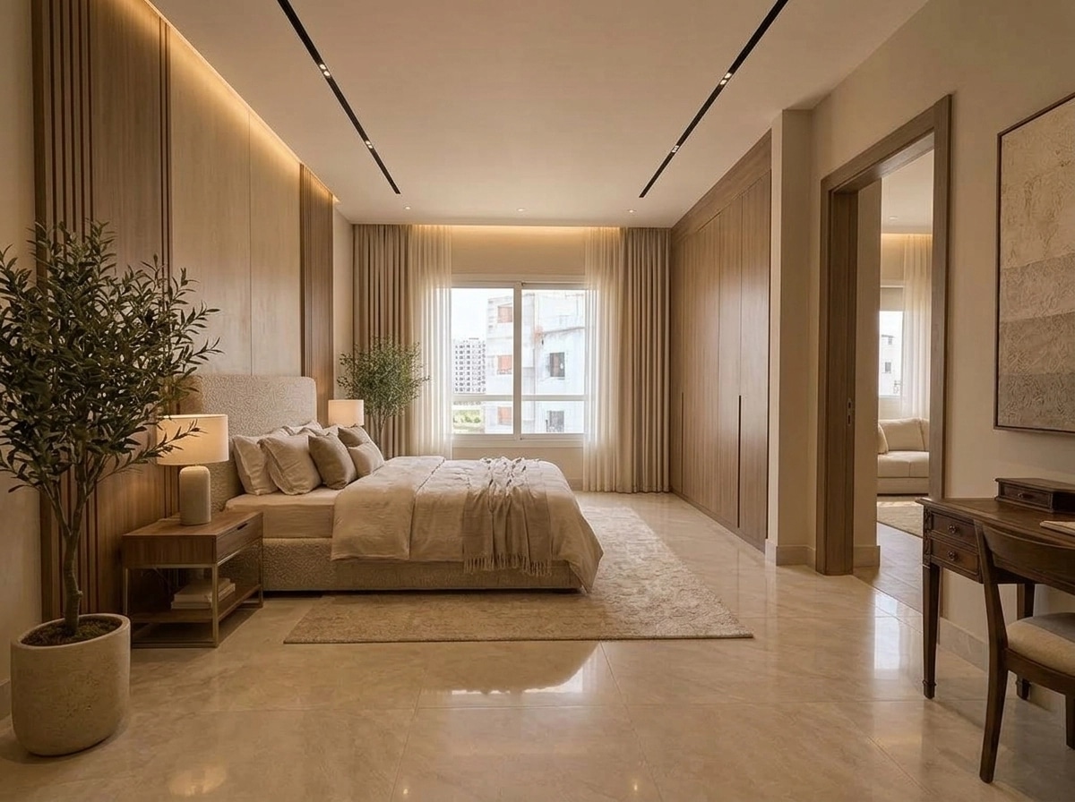 Interior design in Minimalism style — Living Room by GenRoom AI