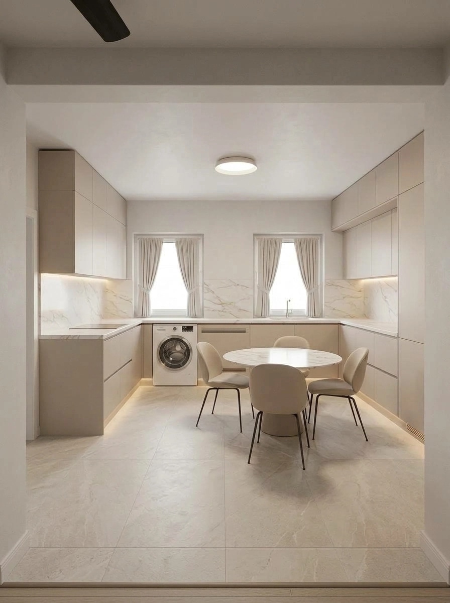 Kitchen interior in no_style style — photo by GenRoom AI