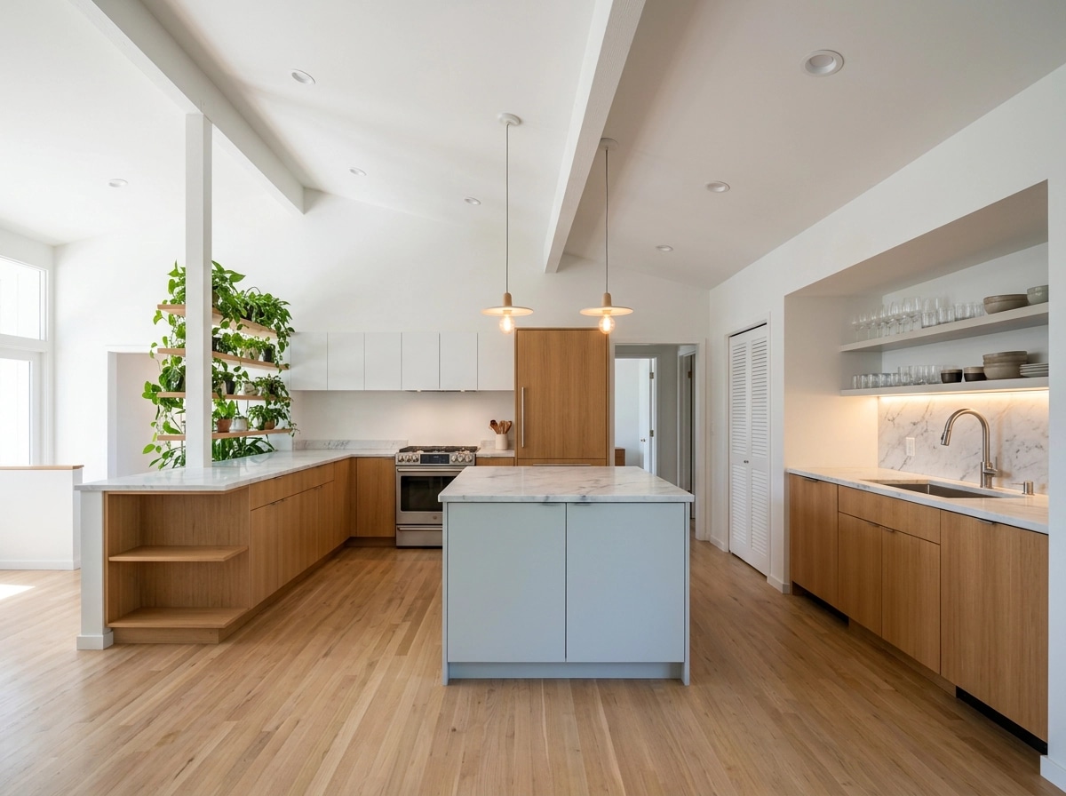 Kitchen interior in no_style style — photo by GenRoom AI