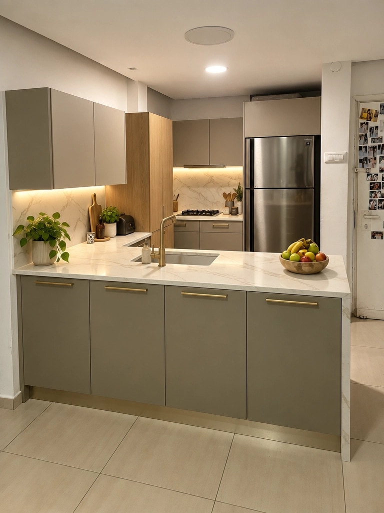 Kitchen interior in no_style style — photo by GenRoom AI