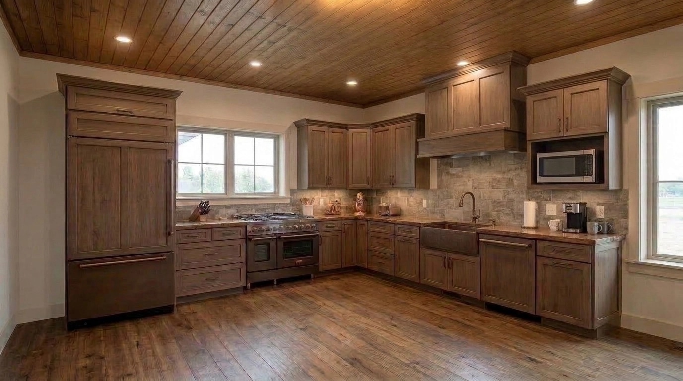 Modern Farmhouse Kitchen design — interior photo by GenRoom AI
