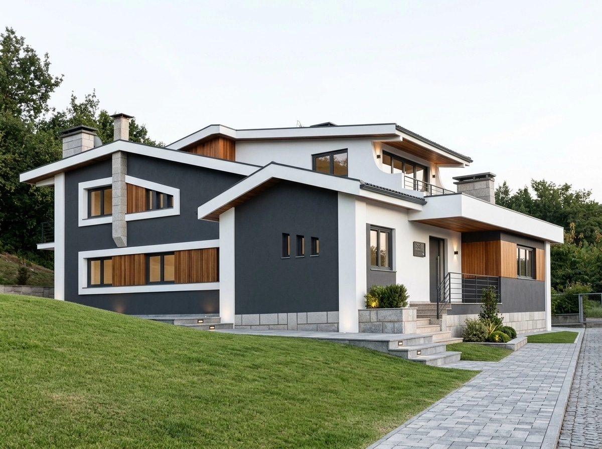 Contemporary Facade Facade design — facade photo by GenRoom AI