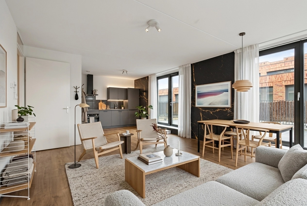 Scandinavian Living Room design — interior photo by GenRoom AI