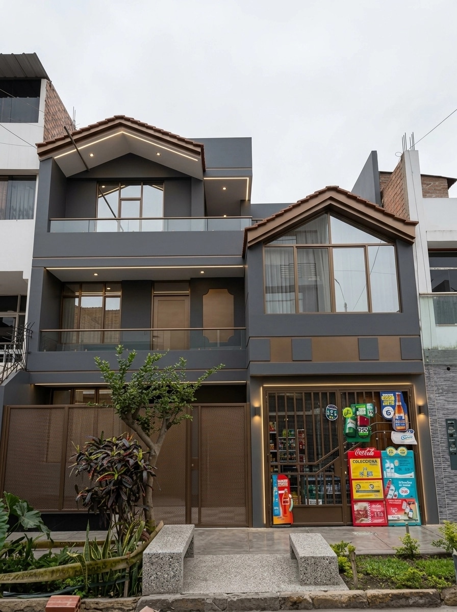 Contemporary Facade Facade design — facade photo by GenRoom AI