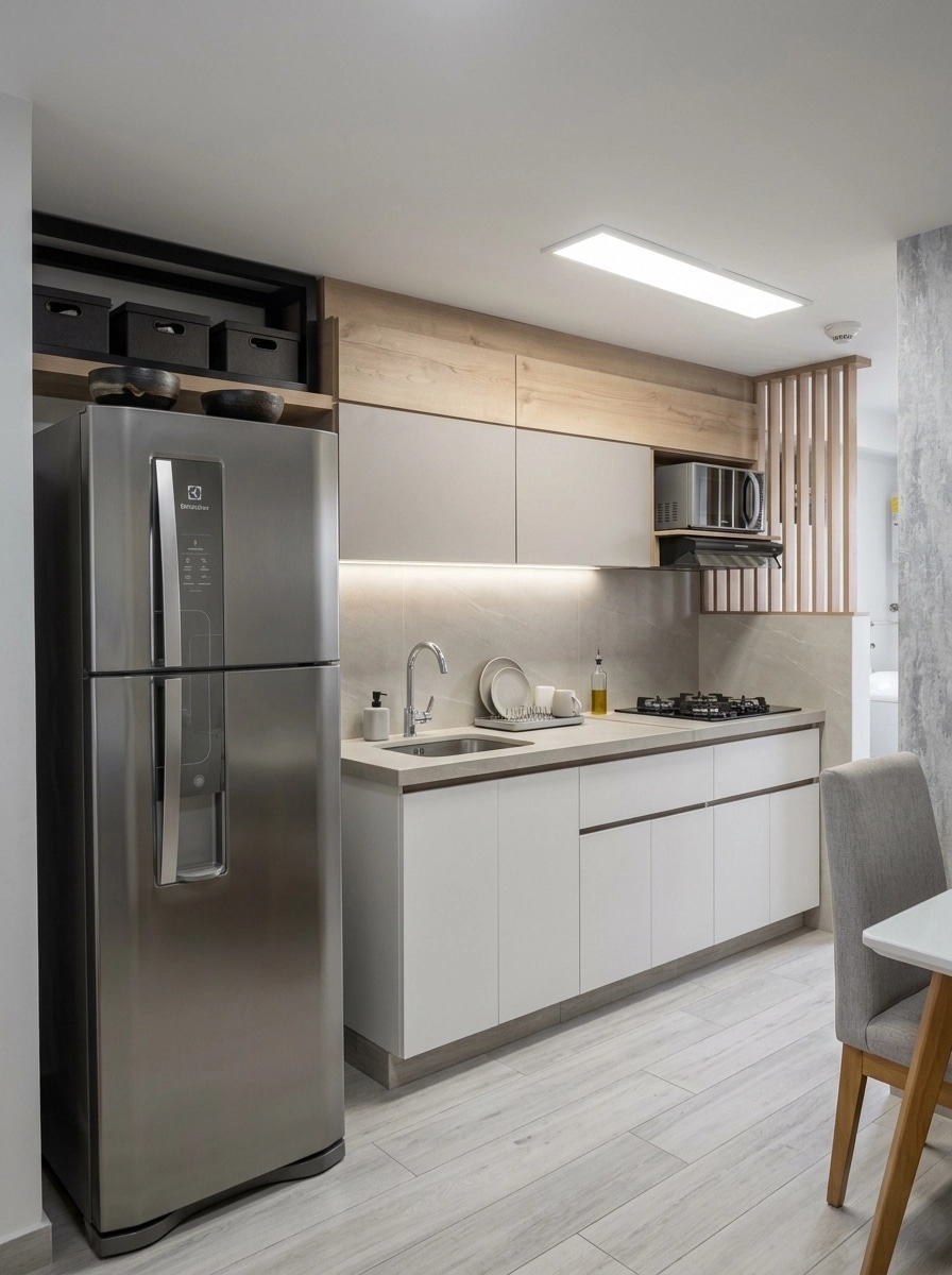 Minimalism Kitchen design — interior photo by GenRoom AI