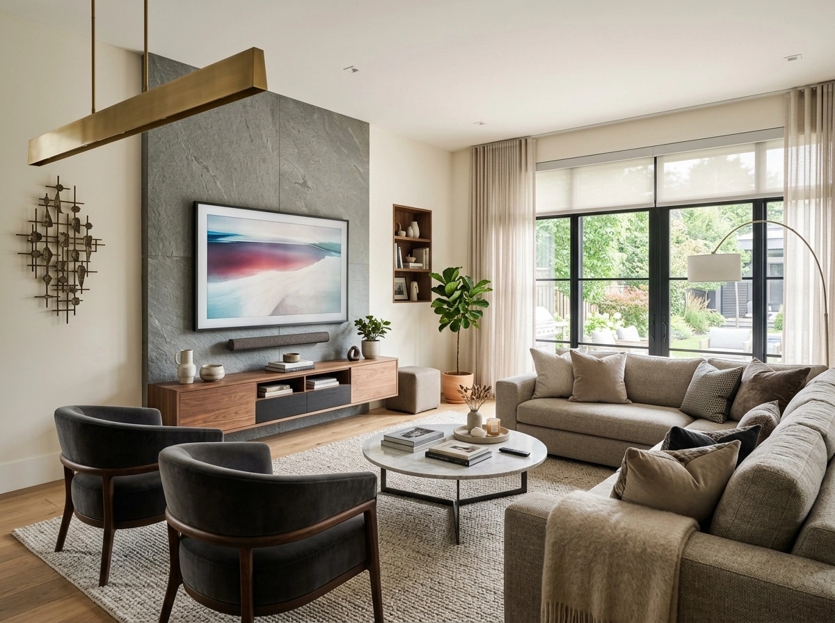 Interior design in Contemporary style — Living Room by GenRoom AI