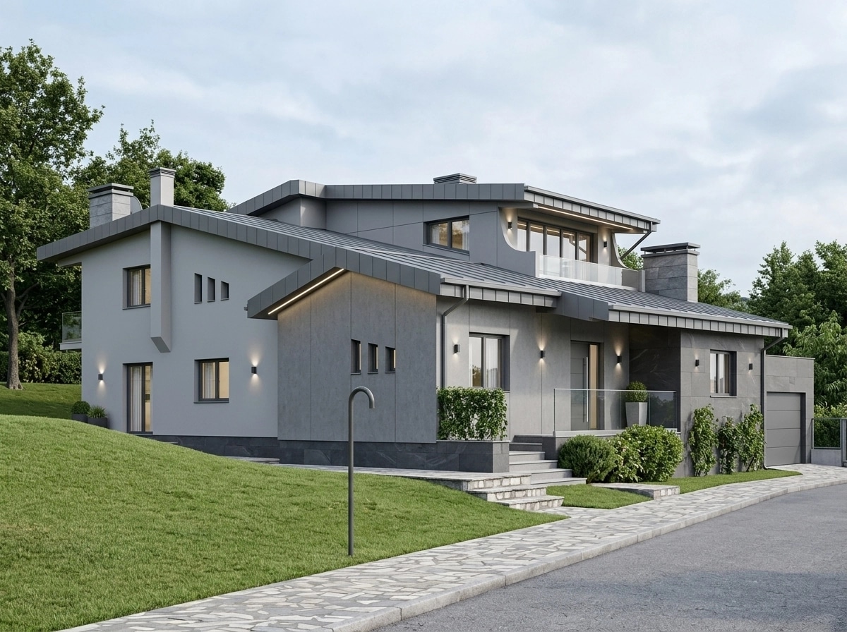 Contemporary Facade Facade design — facade photo by GenRoom AI