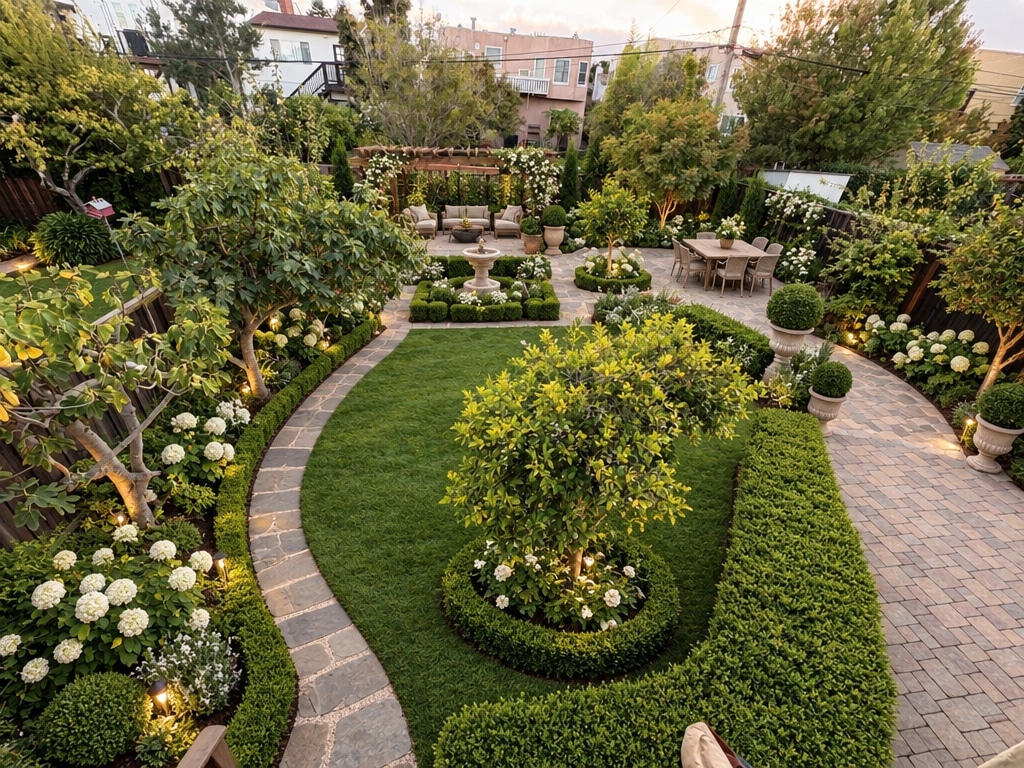 Landscape design in Classic Garden style — Yard by GenRoom AI