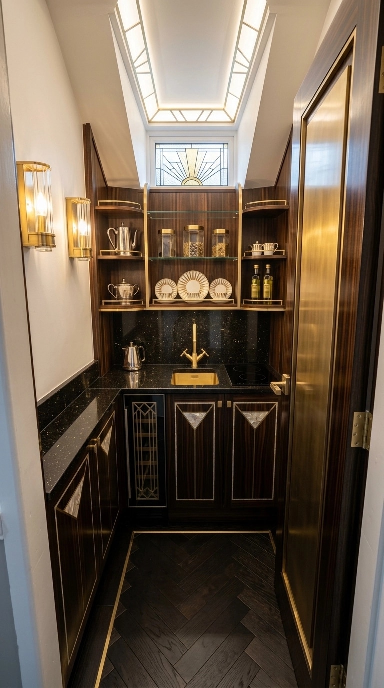 Art Deco Kitchen design — interior photo by GenRoom AI