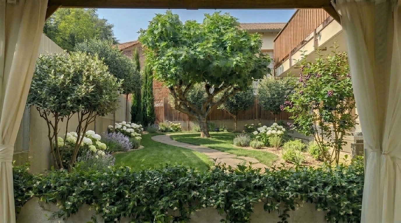 Yard design in no_style style — photo by GenRoom AI